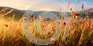 expansive meadows , where gentle breezes sway through wildflowers and tall grass.