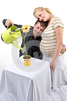 Expecting couple