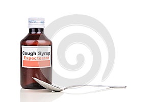 Expectorant cough mixture is prescribed as medication for chesty cough