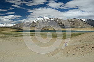 Expedition to the cultic Royal Enfield motorbike along roadless tracts Karakoram mountains