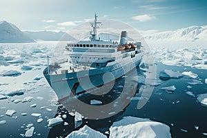 Expeditions in the Antarctic, Big cruise ship
