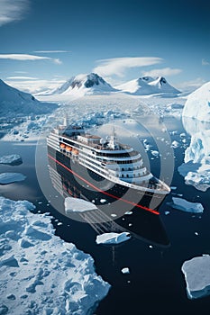 Expeditions in the Antarctic, Big cruise ship