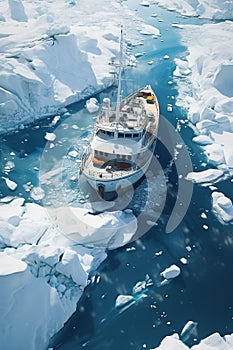 Expeditions in the Antarctic, Big cruise ship