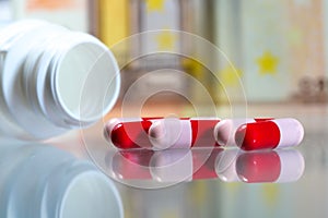Expensive antibiotic capsule, Pharmacy industry