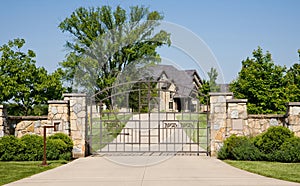 Expensive Gated Home photo