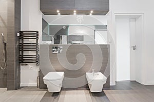 Expensive modern bathroom