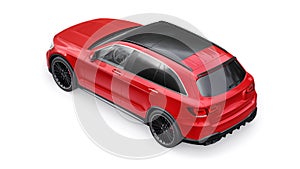 An expensive, ultra-fast sports SUV car for exciting driving in the city, on the highway and on the race track. 3D model