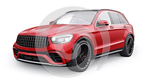 An expensive, ultra-fast sports SUV car for exciting driving in the city, on the highway and on the race track. 3D model