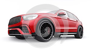 An expensive, ultra-fast sports SUV car for exciting driving in the city, on the highway and on the race track. 3D model