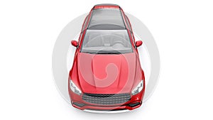 An expensive, ultra-fast sports SUV car for exciting driving in the city, on the highway and on the race track. 3D model