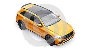 An expensive, ultra-fast sports SUV car for exciting driving in the city, on the highway and on the race track. 3D model