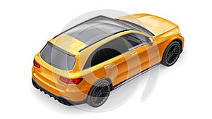 An expensive, ultra-fast sports SUV car for exciting driving in the city, on the highway and on the race track. 3D model