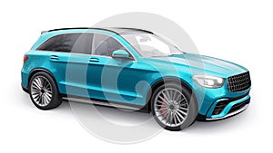 An expensive, ultra-fast sports SUV car for exciting driving in the city, on the highway and on the race track. 3D model