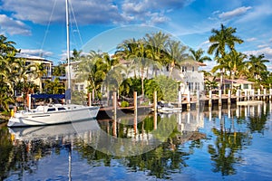 Expensive yacht and homes in Fort Lauderdale