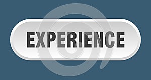 experience button. rounded sign on white background