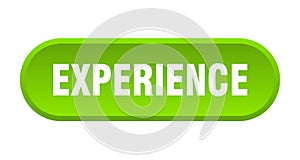 experience button. rounded sign on white background