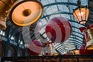 Experience the Christmas Spirit with Shiny Baubles and Bells in Covent Garden, London photo