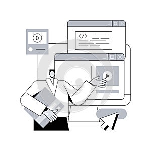 Experience design abstract concept vector illustration.