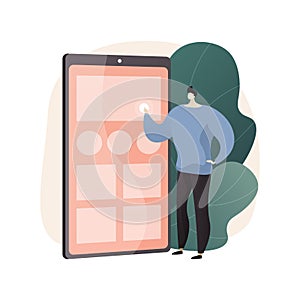 Experience design abstract concept vector illustration.