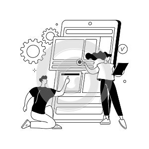 Experience design abstract concept vector illustration.