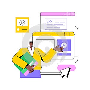 Experience design abstract concept vector illustration.