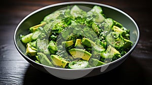 Ensalada de Aguacate: Refreshing Avocado Salad with Onion and Lime photo