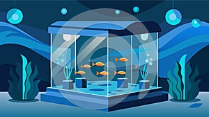 Experience the future of aquariums with this smart system that can mimic natural lighting cycles and currents creating a photo