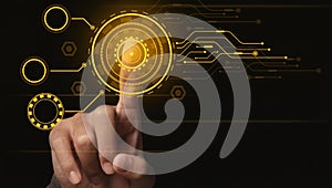 Tap into the future of data control with an advanced digital interface.