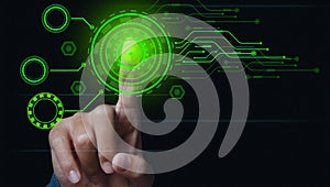 Tap into the future of data control with an advanced digital interface.