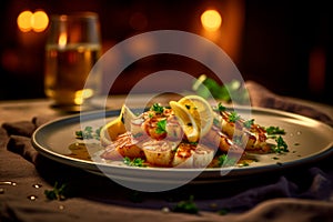 Taste the Ocean: Sepia a la Plancha, Grilled Cuttlefish with a Citrus Twist photo