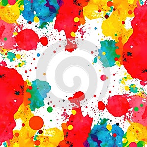 Vibrant Abstract Paint Splatter A Dynamic and Energetic Visual Feast for Contemporary Art Lovers photo