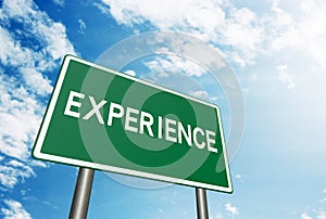 Experience sign