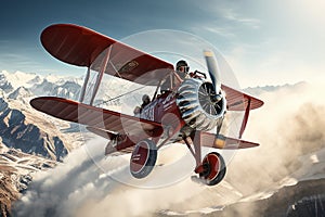 Experience the thrill of a wingwalker performing