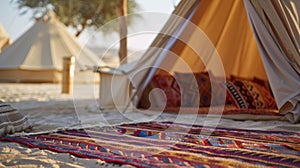 Experience a true cultural immersion with our authentic Bedouin sleeping experience complete with traditional Arab tents