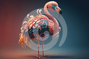 Flamingo Fantasia: Stunningly Detailed 3D Creation in Unreal Engine 5 photo