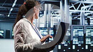 Data center with AI supercomputers