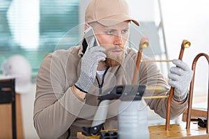 experienced operator technician caucasian male