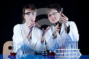 Experienced Scientist and Assistant photo