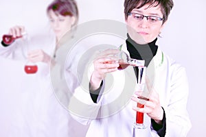 Experienced Scientist Experimenting