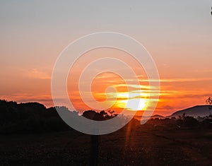 Experiencing the sunset magics