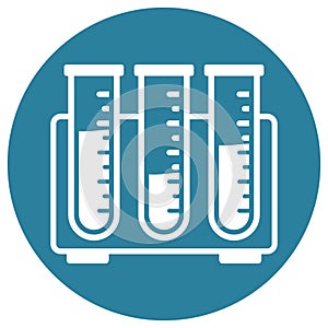 Experiment half Glyph Style vector icon which can easily modify or edit