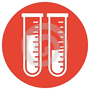 Experiment half Glyph Style vector icon which can easily modify or edit