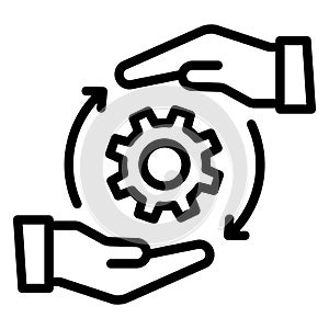 Experiment, networking Vector Icon which can easily modify