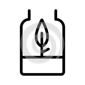 Experiment stick vector thin line icon