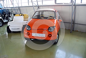 Experimental cars in the Technical museum of AVTOVAZ. City of Togliatti. Samara region.