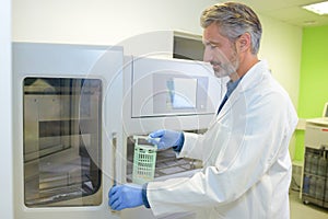 Experimentalist in the laboratory