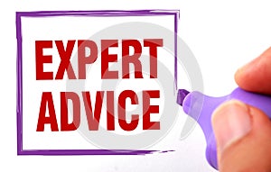 Expert advice