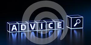 Expert Advice Consulting Service Business Help concept