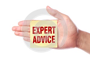 Expert advice photo