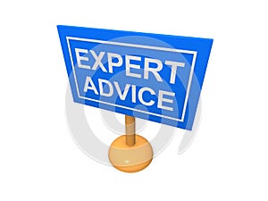 Expert advice sign